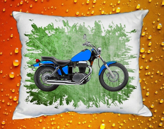 Polštářek s motorkou Suzuki Boulevard S40 II
