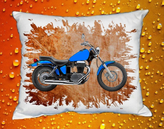 Polštářek s motorkou Suzuki Boulevard S40 III