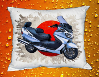 Polštářek s motorkou Suzuki Burgman 650
