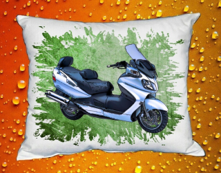 Polštářek s motorkou Suzuki Burgman 650 II