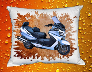 Polštářek s motorkou Suzuki Burgman 650 III