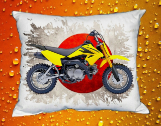 Polštářek s motorkou Suzuki DR-Z70