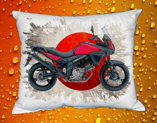 Polštářek s motorkou Suzuki V-Strom 650 ABS