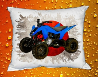 Polštářek s motorkou YAMAHA čtyřkolka