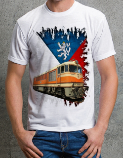tričko s lokomotivou T678