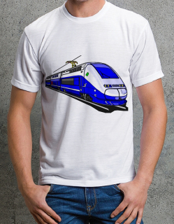 tričko s lokomotivou TGV č.2   122