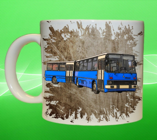 Moon River IKARUS 280  hrnek s autobusem hnědý obsah 75 ml