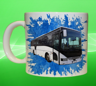 Moon River IVECO ARWAY hrnek s autobusem modrý obsah 75 ml