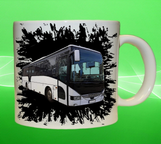 Moon River IVECO ARWAY hrnek s autobusem černý obsah 550 ml