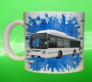 Moon River IVECO  hrnek s autobusem modrý obsah 550 ml