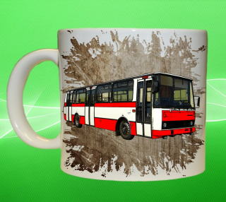 Moon River hrnek s autobusem KAROSA B 732 hnědý  330 ml