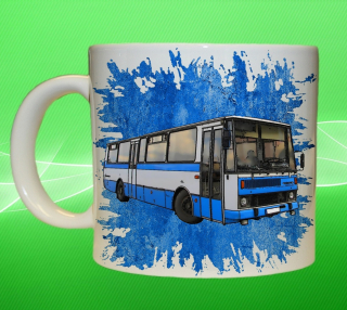 hrnek s autobusem KAROSA C 734 modrý  75 ml