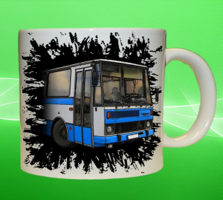 Moon River hrnek s autobusem KAROSA C 734 černý  330 ml