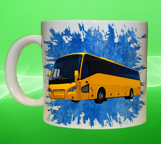 Moon River SCANIA hrnek s autobusem modrý obsah 75 ml