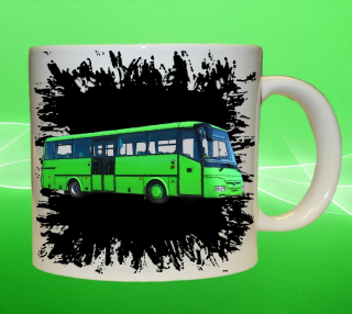 Moon River SOR C hrnek s autobusem černý obsah 550 ml