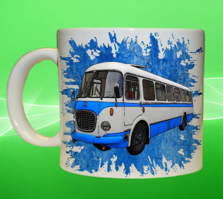 Moon River ŠKODA RTO 706 hrnek s autobusem modrý obsah 75 ml