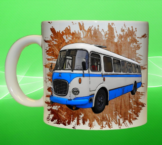 Moon River ŠKODA RTO 706 hrnek s autobusem oranžový obsah 450 ml