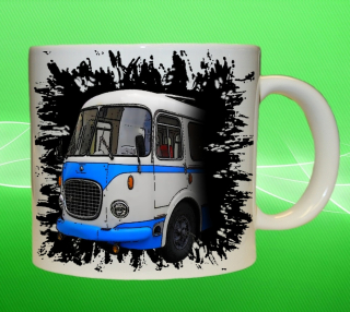 Moon River ŠKODA RTO 706 hrnek s autobusem černý obsah 450 ml