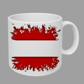 Moon River hrnek s vlajkou Rakouska 450 ml