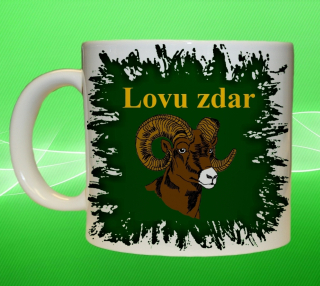 Moon River Lovu zdar muflon hrnek pro myslivce 