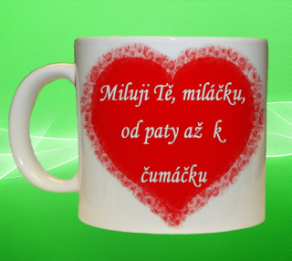 hrnek Svatý Valentýn miluji Tě miláčku II  150 ml