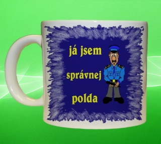 hrnek Já jsem správný polda POLICIE 150 ml