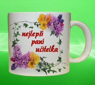 hrnek nejlepší paní učitelka 75 ml
