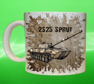 hrnek s tankem 2S25 Sprut II