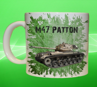 hrnek s tankem M47 Patton II