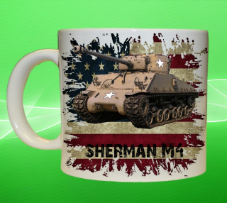 hrnek s tankem Sherman M4