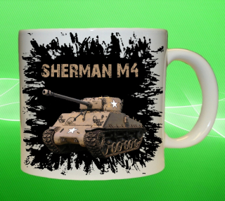 hrnek s tankem Sherman M4 II