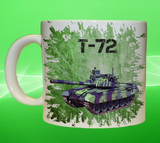 hrnek s tankem T-72 II