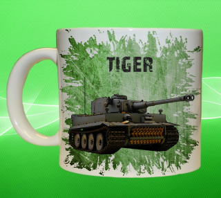 hrnek s tankem TIGER I