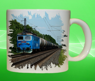 Moon River hrnek s lokomotivou 122 021-9 