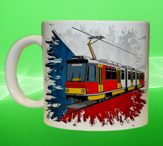 Moon River hrnek s tramvají objem 330 ml