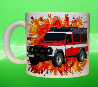 hrnek pro hasiče Land Rover Defender