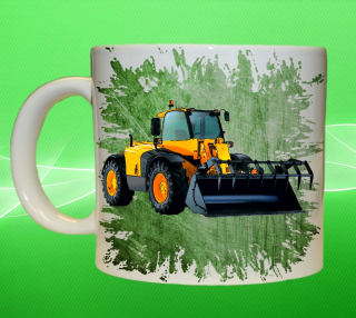 Moon River JCB hrnek s manipulátorem zelený