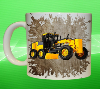 Moon River JOHN DEER 670G grader hrnek  hnědý