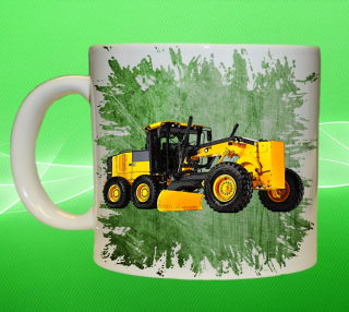Moon River JOHN DEER 670G grader hrnek zelený