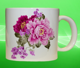 Moon River hrnek s květinami květy 150 ml