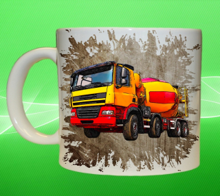 Moon River DAF CF hnědý míchačka hrnek s náklaďákem