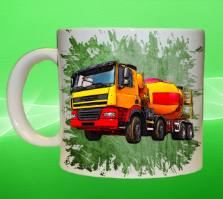 Moon River DAF CF zelený míchačka hrnek s náklaďákem