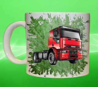 Moon River IVECO 320 zelený míchačka hrnek s náklaďákem