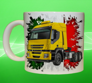 Moon River IVECO Stralis 440 vlajka hrnek s náklaďákem