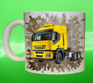 Moon River IVECO Stralis 440 hnědý hrnek s náklaďákemI