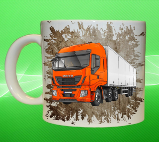 Moon River IVECO Stralis 500 hnědý hrnek s náklaďákem