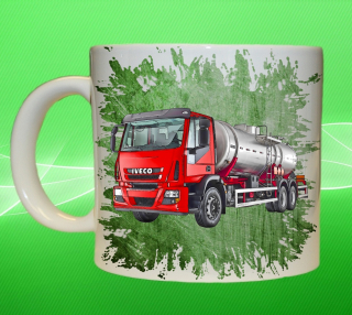 Moon River IVECO TECTOR 240E28 zelený hrnek s náklaďákem