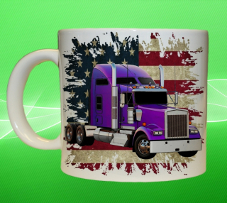 hrnek s náklaďákem Kenworth 5  