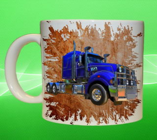 hrnek s náklaďákem MACK II