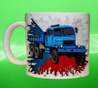 hrnek s náklaďákem Praga V3S 450 ml 